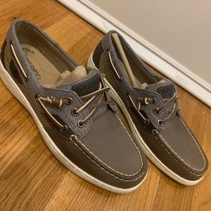 Sperry Rosefish Textired Slip-On Lace Boat Shoe